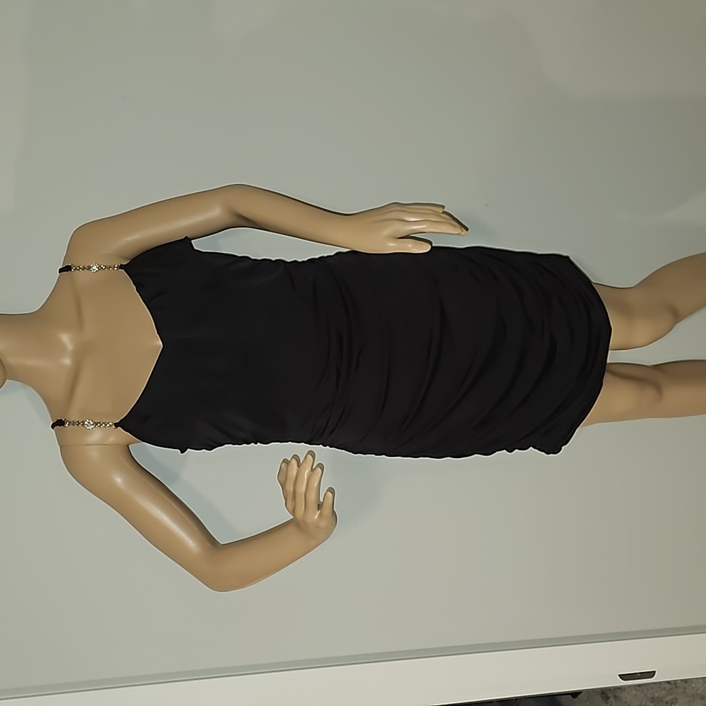 Speechless Little Black dress Juniors Large NWT MSRP $46 Jeweled Straps Prom